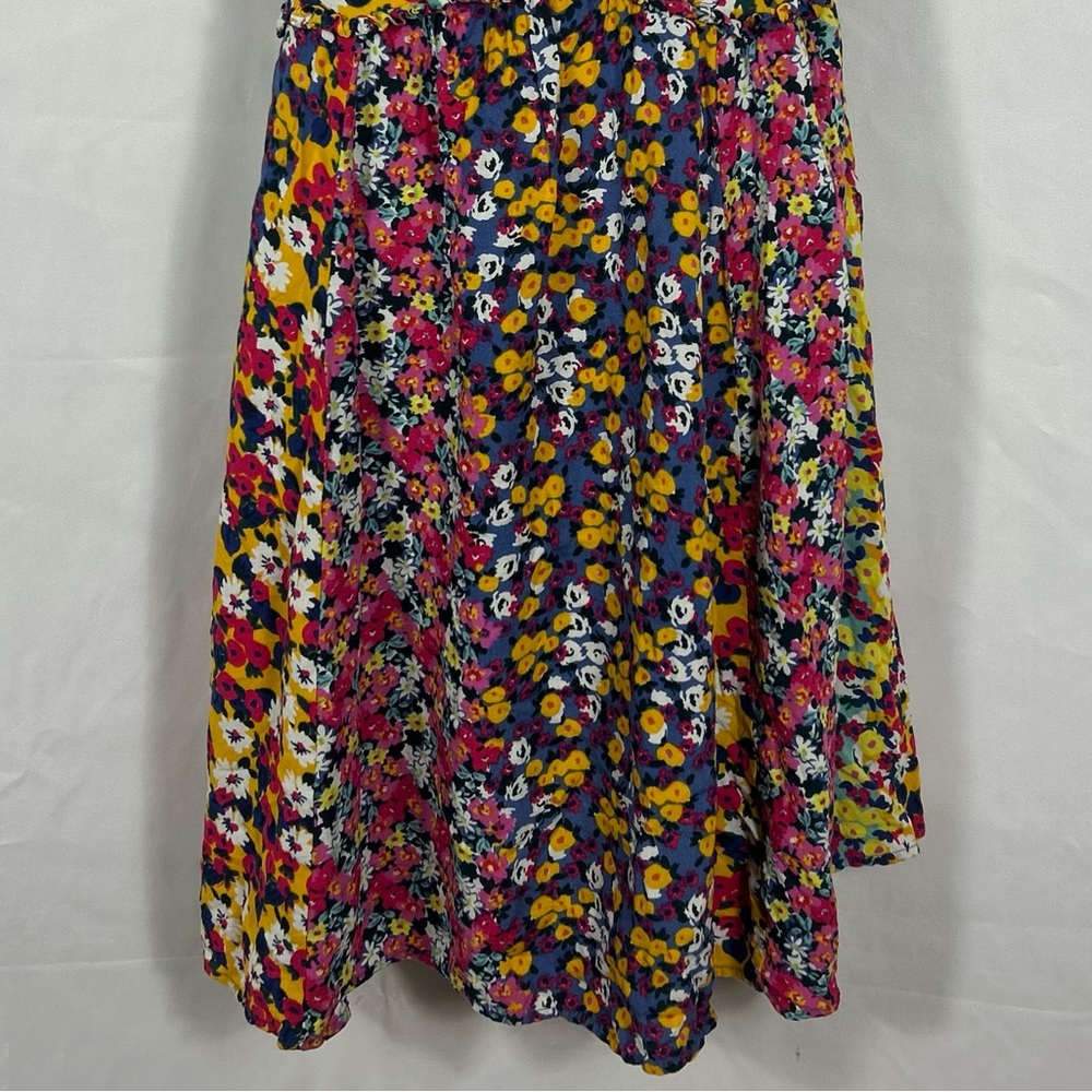 Patrons of Peace Multicolor Floral empire waist spaghetti strap minidress XS - Picture 9 of 10